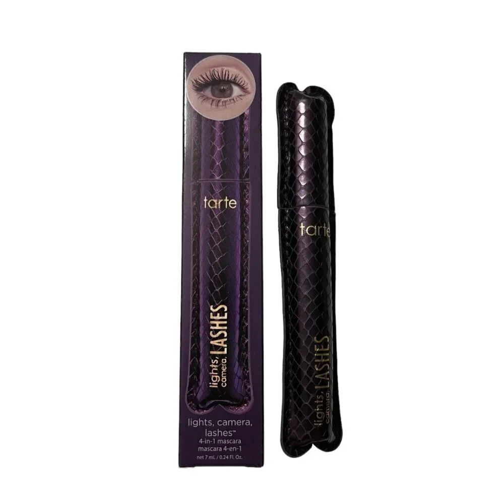 Tarte BNIB Lights Camera Lashes Curling Volumizing Conditioning Black Mascara